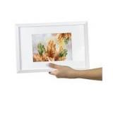 White 9x11 Picture Frame with 5x7 Mat