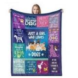 Dog Lovers Quote Throw Blanket, 40x50