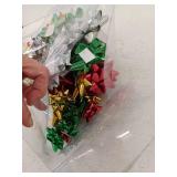 JOYIN Christmas Gift Bows and Gift Ribbons with Multi-Colored Assorted Size Self Adhesive Gift Bows and 8 Rolls of Curling Ribbons for Gift