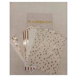 PlandRichW Gold Wrapping Paper, Precut 20x29 Inch