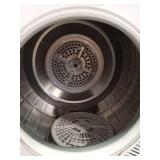 Magic Chef 2.6 cu ft Compact Electric Dryer  White Retail- $545 (Previously Owned- Powers On Gets Hot- Drum Turns but Exhaust Belt Needs Replaced)