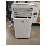 Whynter7,000 (DOE) BTU Portable Air Conditioner Cools 300 Sq. Ft. with Dehumidifier and Filter in White (NO REMOTE) Tested- Powers On- Blows Cold