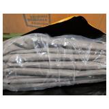 Khomo Gear Patio Table and Chair Set Cover Heavy Duty Gray GER-1053 Dining Set, Retail $60