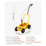 SKYSHALO Striping Line Marking Machine, 24 x 13 x 35.4 in. 4-Wheel, Heavy Duty Striping Line Marking Machine Retail: $100