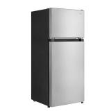 Vissani 4.5 cu. ft. 2-Door Mini Refrigerator in Platinum Steel with Freezer Retail: $220