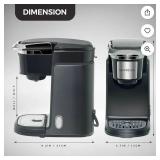 Mixpresso Single Serve Coffee Brewer, Black