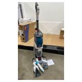 Shark - CarpetXpert with Stainstriker Technology Corded Upright Deep Carpet and Upholstery Cleaner with Built-in Spot Remover - White - Retail $300 (tested, powers on - pre owned)