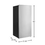 Vissani 7.1 cu. ft. Manual Defrost Convertible Upright Freezer in Stainless Steel Look Retail: $379