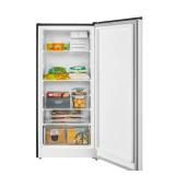 Vissani 7.1 cu. ft. Manual Defrost Convertible Upright Freezer in Stainless Steel Look Retail: $379