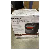 WeWarm Electric 6 Element Infrared Space Heater Black Plastic - Retail $110