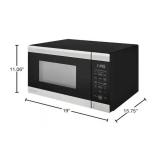 Vissani 19 in. 0.9 cu. ft. 900-Watt Countertop Microwave Oven in Stainless Steel with Convection and Air Fry Retail: $109