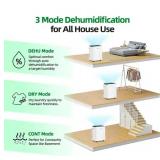 Edendirect 50 pt. 4,500 sq. ft. Dehumidifier in White with Drain Hose and Bucket, Auto Defrost, Low Noise, Dehumidify Efficiently Retail: $340