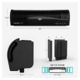 Vornado Transom Black Window Fan: Quiet Operation, Remote Control, 4 Speeds, Digital Temp Control, Indoor Use Retail: $88