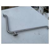 1 New 90 Degree Corner Bathroom Stainless Steel Stability Bar 1 New 90 Degree Corner Bathroom Stainless Steel Stability Bar
