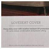 NEW Threshold Heavy Duty Weather Resistant UV Protection 55.5” Loveseat Cover NEW Threshold Heavy Duty Weather Resistant UV Protection 55.5” Loveseat Cover