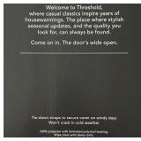 NEW Threshold Heavy Duty Weather Resistant UV Protection 55.5” Loveseat Cover NEW Threshold Heavy Duty Weather Resistant UV Protection 55.5” Loveseat Cover