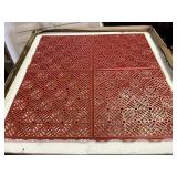 Bundle of 10 1’ x 1’ Outdoor Sq Drainage Pieces - Clip & Snap - Clay Red Bundle of 10 1’ x 1’ Outdoor Sq Drainage Pieces - Clip & Snap - Clay Red