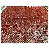 Bundle of 10 1’ x 1’ Outdoor Sq Drainage Pieces - Clip & Snap - Clay Red Bundle of 10 1’ x 1’ Outdoor Sq Drainage Pieces - Clip & Snap - Clay Red
