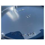 Two 26" X 28" POLYSTYRENE CIRCULAR WATER HEATER PAN PVC Two 26" X 28" POLYSTYRENE CIRCULAR WATER HEATER PAN PVC