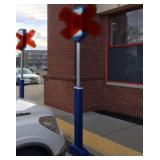 Professional grade Shock-Absorbing Bumper Sign - Base and Pole Only - Great for any small business Professional grade Shock-Absorbing Bumper Sign - Base and Pole Only - Great for any small business