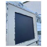 Kirkland 11.8” x 31.5” Rustic White FCT Chalk Board W/ Baskets - Great for entry ways, Washrooms, Make Kids Todo Lists etc. Kirkland 11.8” x 31.5” Rustic White FCT Chalk Board W/ Baskets - Great for entry ways, Washrooms, Make Kids Todo Lists etc.