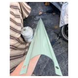 8’ x 5” Steel U Shape Metal - Great for Utility / Wire Cover / Faded Green Color 8’ x 5” Steel U Shape Metal - Great for Utility / Wire Cover / Faded Green Color