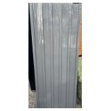 Bundle of 4 22” x 58 ½” darker grey sheet metal Bundle of 4 22” x 58 ½” darker grey sheet metal
