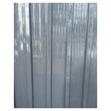 Bundle of 4 22” x 58 ½” darker grey sheet metal Bundle of 4 22” x 58 ½” darker grey sheet metal