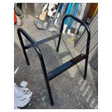 Metal Chair Frame Black - Sizing in Images - Comes as is Great project piece Metal Chair Frame Black - Sizing in Images - Comes as is Great project piece