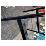 Metal Chair Frame Black - Sizing in Images - Comes as is Great project piece Metal Chair Frame Black - Sizing in Images - Comes as is Great project piece
