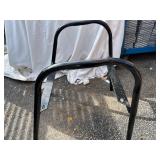 Metal Chair Frame Black - Sizing in Images - Comes as is Great project piece Metal Chair Frame Black - Sizing in Images - Comes as is Great project piece