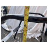 Metal Chair Frame Black - Sizing in Images - Comes as is Great project piece Metal Chair Frame Black - Sizing in Images - Comes as is Great project piece