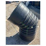ADS® 1597AN65BB 45 deg Dual Wall Fabricated Watertight Bend, For Use With N-12® Dual Wall HDPE Pipe, 15 in Bell End, 1-Miter, HDPE, Domestic ADS® 1597AN65BB 45 deg Dual Wall Fabricated Watertight Bend, For Use With N-12® Dual Wall HDPE Pipe, 15 in Bell End, 1-Miter, HDPE, Domestic