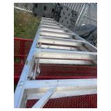 14’ Aluminum Step Ladder with 300 lb. Load Capacity Type IA Duty Rating *Retails $755* 14’ Aluminum Step Ladder with 300 lb. Load Capacity Type IA Duty Rating *Retails $755*