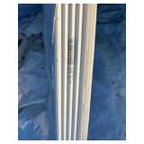 2 Garage Door Seals White 8’ 2 Garage Door Seals White 8’