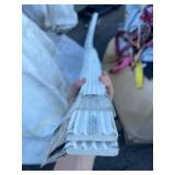 2 Garage Door Seals White 8’ 2 Garage Door Seals White 8’