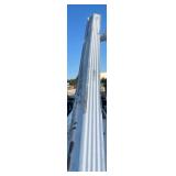2 Garage Door Seals White 8’ 2 Garage Door Seals White 8’