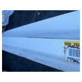 2 Garage Door Seals White 8’ 2 Garage Door Seals White 8’