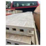 Bundle of 20+ Heavy Duty Wood look Thick Tile/ Decking Slab - VENTILATED FACADE ConCrete - Great for Exterior design 48” x 5 ¾” each Bundle of 20+ Heavy Duty Wood look Thick Tile/ Decking Slab - VENTILATED FACADE ConCrete - Great for Exterior design 48” x 5 ¾” each