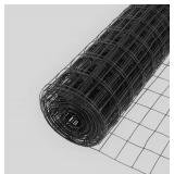 4 ft. x 50 ft. Galvanized Steel Black PVC Coated Welded Wire 4 ft. x 50 ft. Galvanized Steel Black PVC Coated Welded Wire