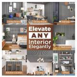 Avana Modern Acoustic Wood Wall Panel – 94.4 X 12.59 Inch Gray Oak Acoustic Panels 1 PC – Wall Panels For Interior Wall Decor For Homes, Offices, Studios – Sturdy And Durable Wood Panels For Wal Avana Modern Acoustic Wood Wall Panel – 94.4 X 12.59 Inch Gray Oak Acoustic Panels 1 PC – Wall Panels For Interior Wall Decor For Homes, Offices, Studios – Sturdy And Durable Wood Panels For Wal