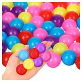 Honoson 500 Pcs Vending Machine Capsules 1.1 Gumball Machine Capsule Small Empty Toy Capsules Clear Colored Plastic Gumball Machine Containers for Toy Candy Party Favors(Vibrant Colors,Round)