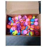 Honoson 500 Pcs Vending Machine Capsules 1.1 Gumball Machine Capsule Small Empty Toy Capsules Clear Colored Plastic Gumball Machine Containers for Toy Candy Party Favors(Vibrant Colors,Round)