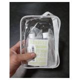 CHEODIN Travel Shampoo Bottles 5 pcs 3.4oz TSA Approved Travel Bottles for Toiletries Travel Size Bottles Leak Proof Empty Lotion Containers with Flip Cap Small Plastic Squeeze Bottlesp-Clear