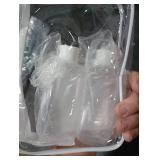 CHEODIN Travel Shampoo Bottles 5 pcs 3.4oz TSA Approved Travel Bottles for Toiletries Travel Size Bottles Leak Proof Empty Lotion Containers with Flip Cap Small Plastic Squeeze Bottlesp-Clear