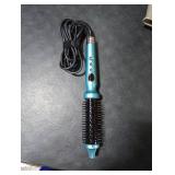BANGMENG 1 1/4 Inch Thermal Brush Negative Ion Heated Round Brush Dual Voltage 12 Temperature Settings Curling Hairbrush for Bangs Medium Shoulder Hair (1.25 Inch Barrel 1.85 Inch Bristles)