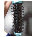 BANGMENG 1 1/4 Inch Thermal Brush Negative Ion Heated Round Brush Dual Voltage 12 Temperature Settings Curling Hairbrush for Bangs Medium Shoulder Hair (1.25 Inch Barrel 1.85 Inch Bristles)