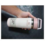 STANLEY Cafe To Go Travel Mug 16 oz | Leakproof Two-Part Drink Through Lid | Tumbler Cup for Coffee, Tea and Drinks | Insulated Stainless Steel Coffee Mug | BPA-Free | Rose Quartz