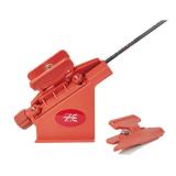Zhan Yi Fletching Tool Jig with Right Straight and Helix Clamps for DIY Archery Arrows Feathers Vanes (Red)