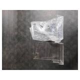 NIUBEE 2-Pack Acrylic Brochure Holder 4, Clear Brochure Display Stand with Acrylic Business Card Holder, Plastic Flyer Display Stand for Magazine, Pamphlet, Booklets, Menu, Journals, Business Card
